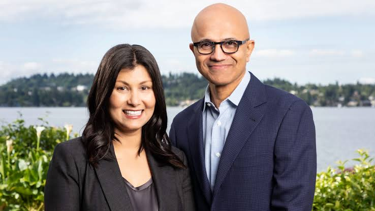 satya nadella and michel vounatsos