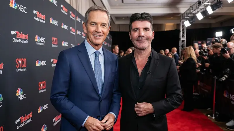 Tom Rutledge and Simon Cowell